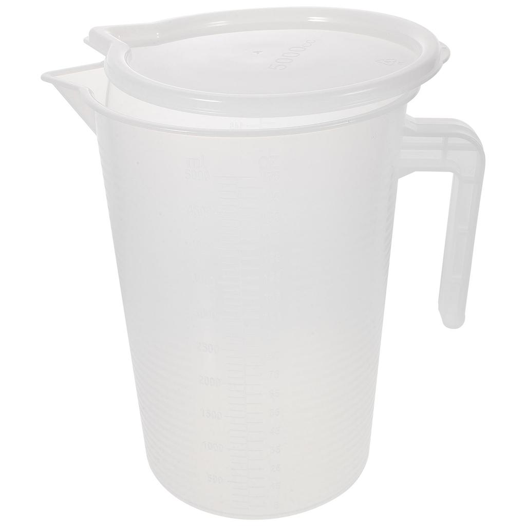 50l Measuring Cup Large Capacity Jug Kitchen Water Bottles Mix Jugs Plastic Pitcher PC with Lid