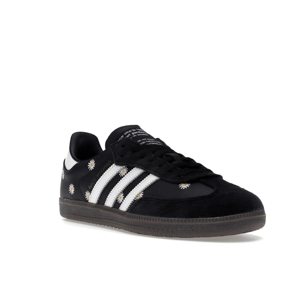 Atmos x FACE x adidas Samba OG Кроссовки Унисекс с вышивкой «Маргаритки» Черный Основной черный Обувь Белый H03848