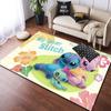 Противоскользящий полосатый коврик Disney Stitch, напольный коврик, кухонный ковер, напольный коврик, коврик для ног, коврик для ванной, кухонный коврик, балкон, ванная комната