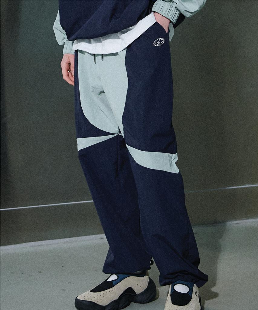 CPGN STUDIO Crescent Balloon Jogger Pants Navy