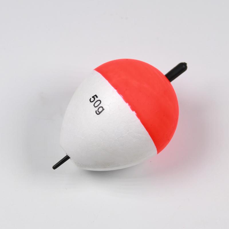 10PCS 0.8g ~ 60g Hard Foam Bobber Float Oval Saltwater Fresh Water Bulegill Carp Trout Inline Vertical Fishing Floats