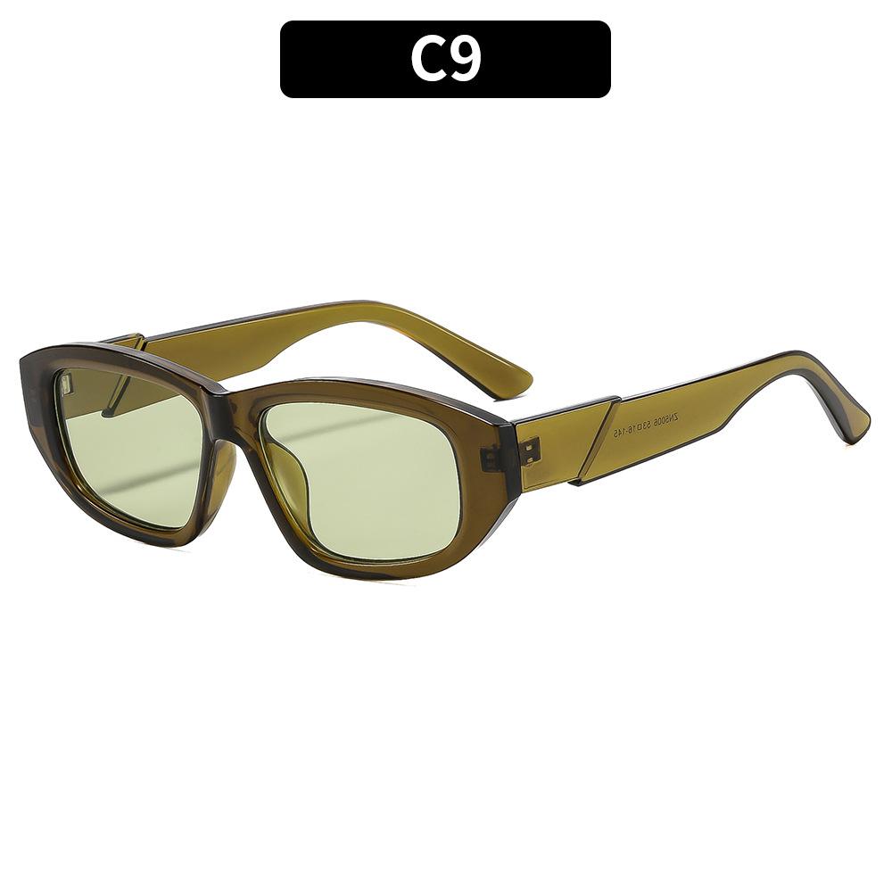1pc Retro Cat-Eye UV-Protection Sunglasses – Stylish Shades for Vacation, Outdoor Cycling, and Sun Protection