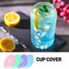 Крышка для пластикового стакана с трубочкой, многоразовая, герметичная, герметичная, крышка для стакана, новые крышки для стеклянных стаканов