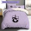 Trabzonspor Pattern Bedding Quilt Set  Home Decoration  Gift (1 * duvet cover + 2 * pillowcase  without core)