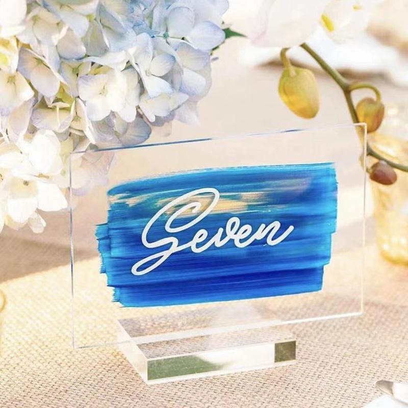 3 шт. держатель для карточек, прозрачный поднос, офисный стол, подставка для номера, домашний декор, дисплей для карточек, свадебная вечеринка, акриловые подставки