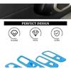 JIDIXIAN Car Interior Window Lift Button Panel Decoration Cover for Jeep Renegade 2016 2017 2018 2019 2020 2021 2022 2023 2024