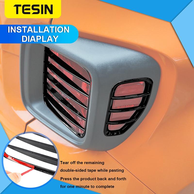 TESIN автомобильный задний фонарь, украшение для Jeep Renegade 2016 2017 2018 2022, внешний чехол заднего фонаря