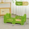 2-Layer Felt Cat House Indoor Multi-Functional Pet Bed for Large Cats And Kittens Breathable Washable Scratching Board Removable