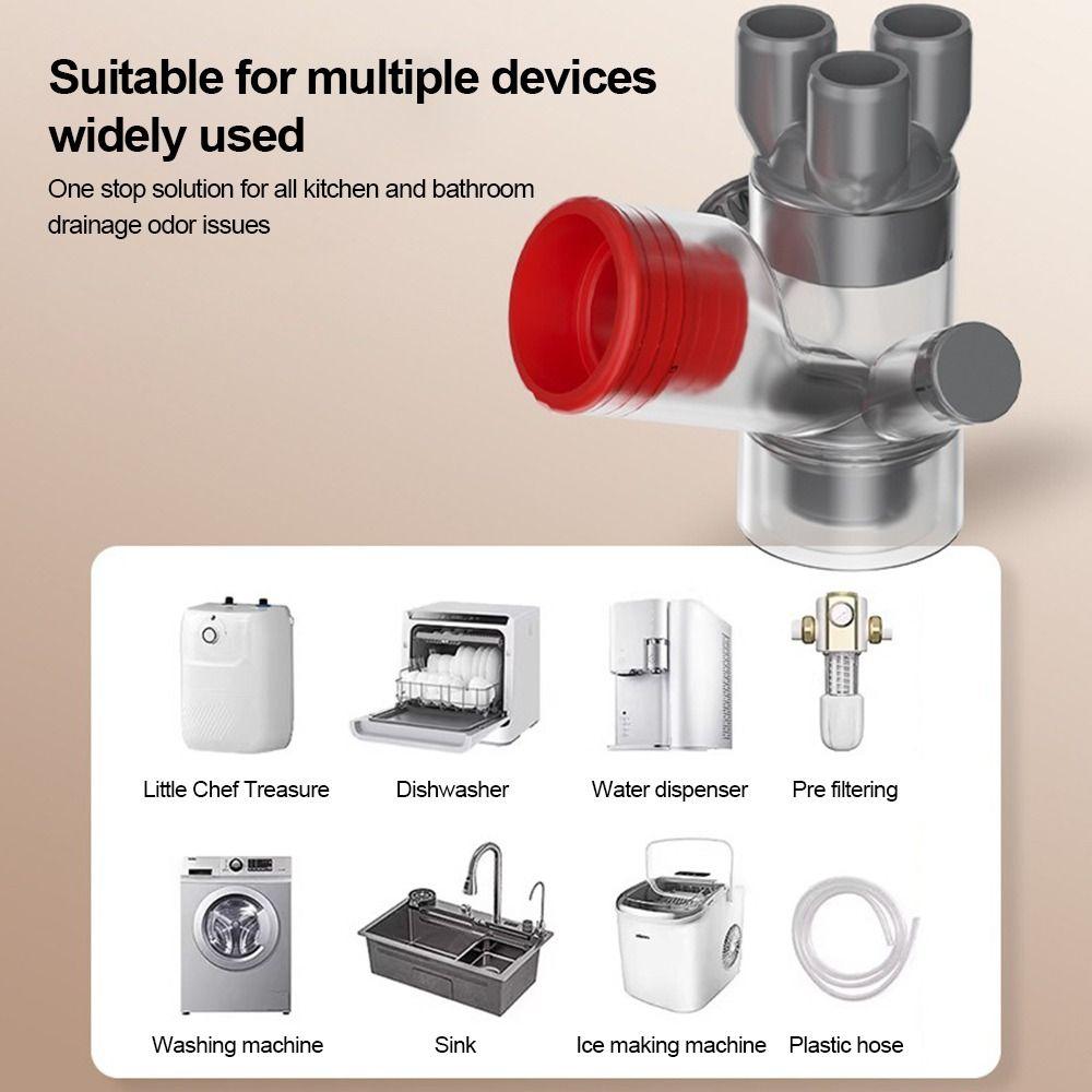 Sealing Ring Washing Machine Drain Sealing Plug Anti Odor Floor Drain Plug  Kitchen Bathroom Use