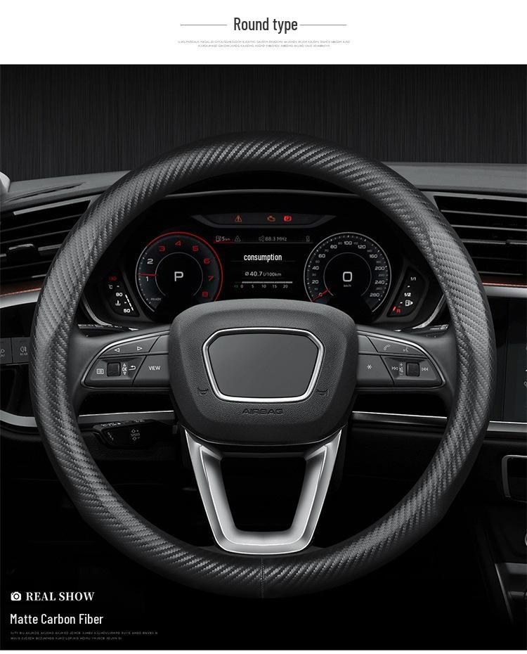 Buick Genuine Leather Steering Wheel Cover for Excelle, Regal, LaCrosse, Envision S, Velite 6, and Verano