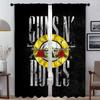 Guns N'Roses Разделение Домашний Интерьер Шторы 2 Части Гостиная Шторы Хэллоуин Украшения Оттенки Шторы для Спальни