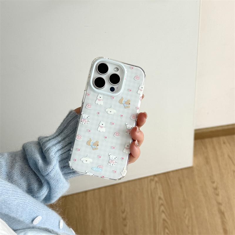 Очаровательный щенок Вест-хайленд-уайт-терьера Чехол для iPhone 16Promax и 15Pro, Двухслойная защита