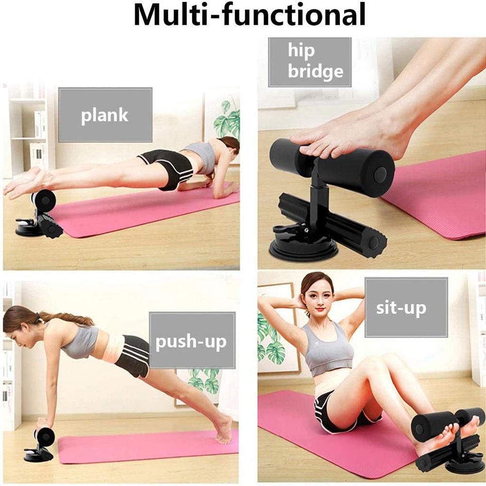 Home Fitness Abdominal Equipment 3-levels Adjustable Height Multi-functional Sit Up Bar Stand Tools
