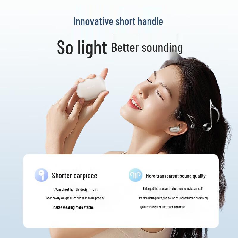 Philips TAT2569 True Wireless Semi-In-Ear Bluetooth Earbuds