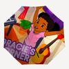 Gracie's Corner Theme Automatic Umbrella, Lightweight & Portable, 8 Rib, Perfect for Outdoor Travel, Birthdays, Christmas, Gifts.