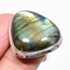 Labradorite Gemstone 925 Sterling Silver Jewelry Ring Size Adjustable KJ-317