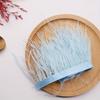 1Meter Real Pink Ostrich Feather Fringe 8-10CM Fluffy Feather Tassel Trim for Clothing Sewing DIY Dress Decoration Accessories