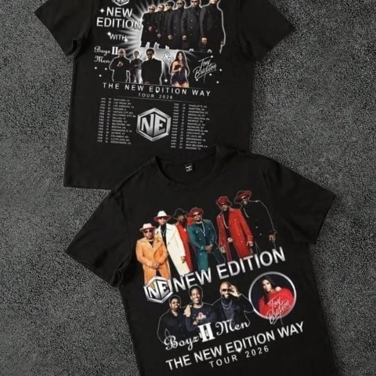 New!! NE The New Edition Way Tour 2026 T-shirt