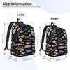 Рюкзак для дайвинга 'Сто рыб и жизнь океана' Горячая распродажа Daypack для мальчиков и девочек BookBag Школьная сумка Наплечные сумки для мужчин и женщин