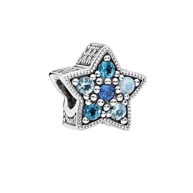 Серия Blue Ocean, стерлинговое серебро 925 пробы, осьминог, черепаха, морская рыба, висячие подвески, подходят для оригинального модного браслета, ювелирные изделия своими руками