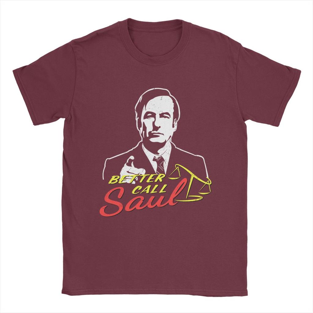 Vintage Better Call Saul T-Shirt for Men Crewneck 100% Cotton T Shirts Short Sleeve Tees Party Clothing