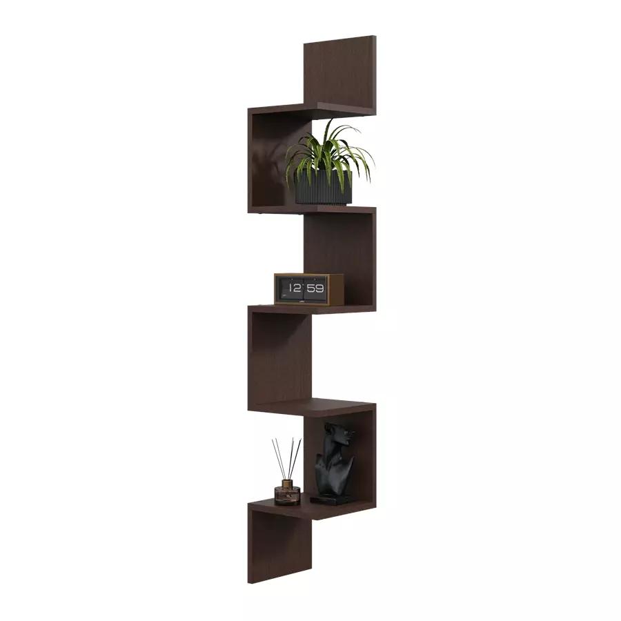 Modern Corner Shelf Hanging Midi - 149cm Gray