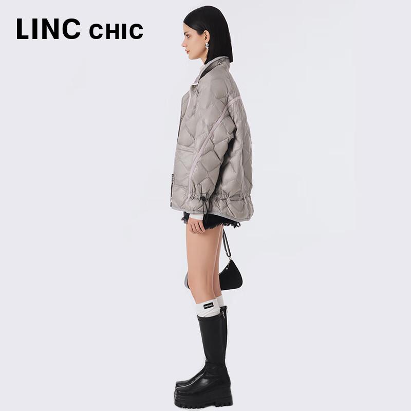 Women's Lightweight Loose Fit Stand Collar Down Jacket