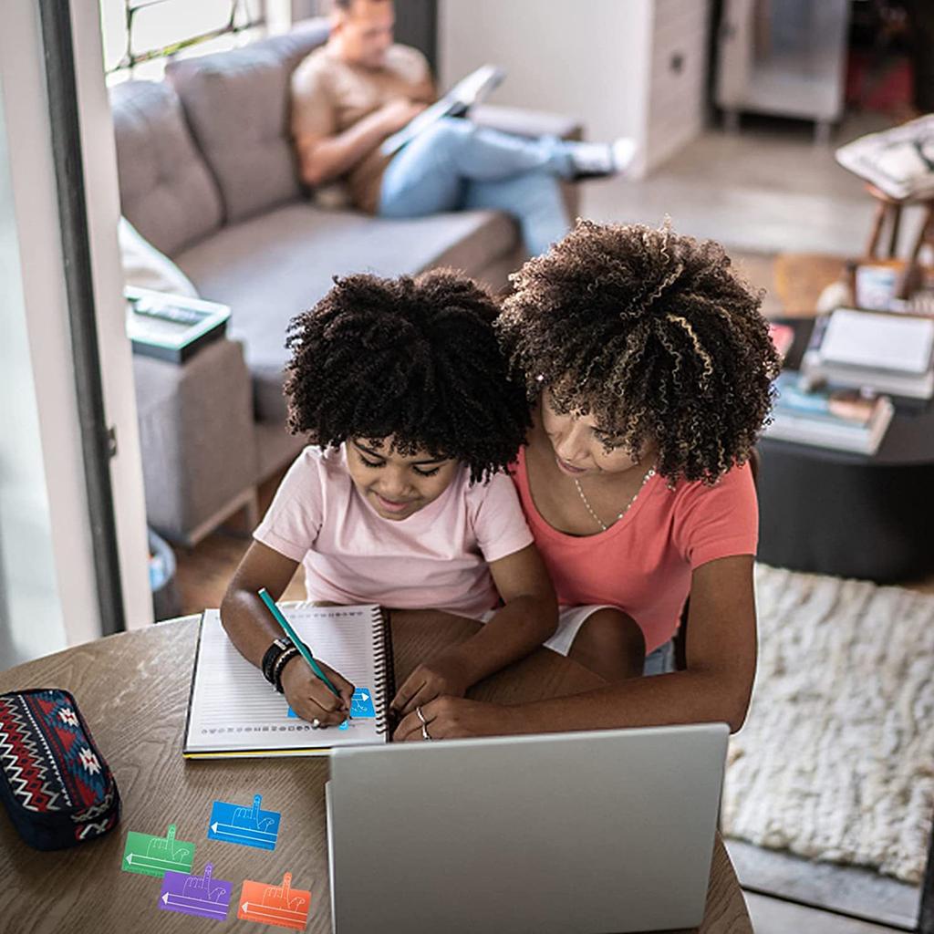 Цветной разделитель для письма Инструмент для письма на один палец Разделитель для письма Инструмент для письма Разделители для школьников