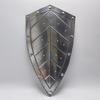 Medieval Leaf Design Pointed Shield, Larp Reenactment Cosplay Heater Shield, Functional Armour Knight Battle Shield Handmade