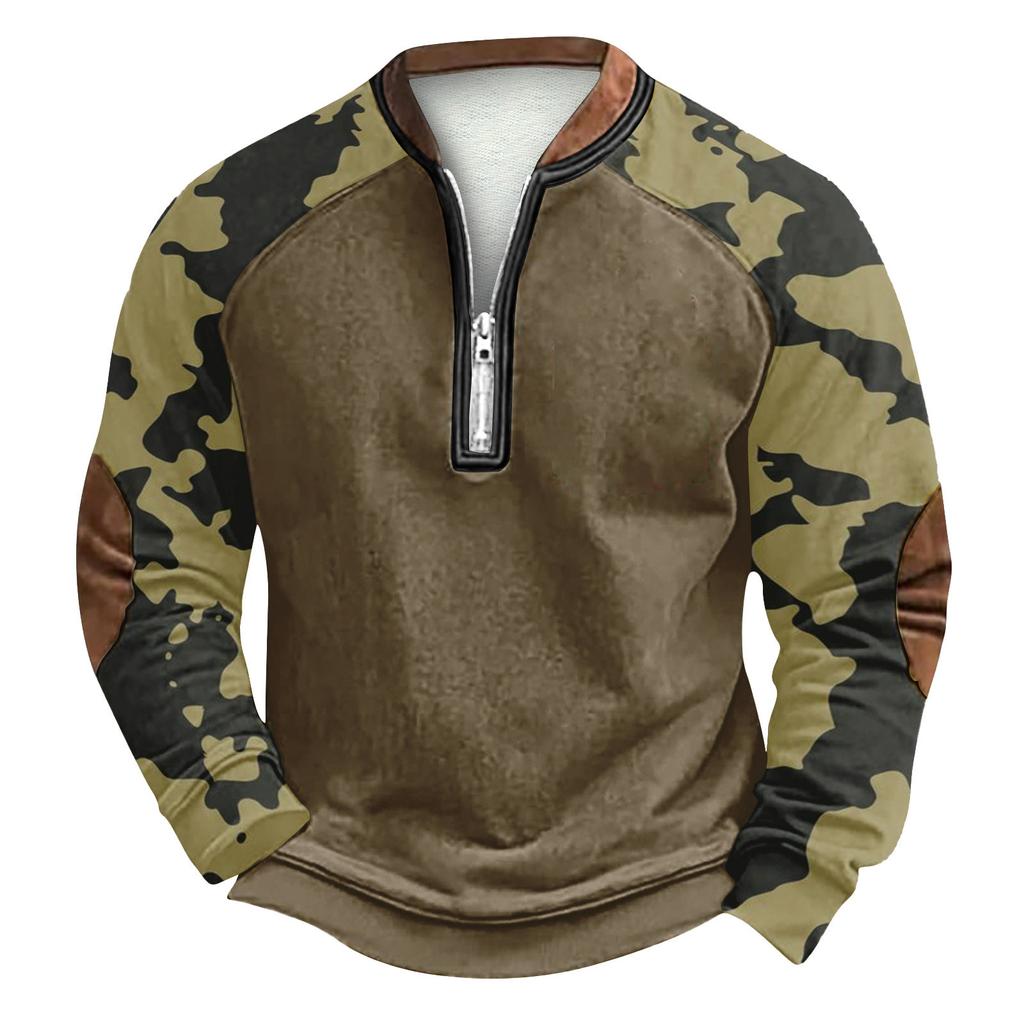 Men's Winter  Buckle Sweatshirt Men's Printed Men's Sweatshirt