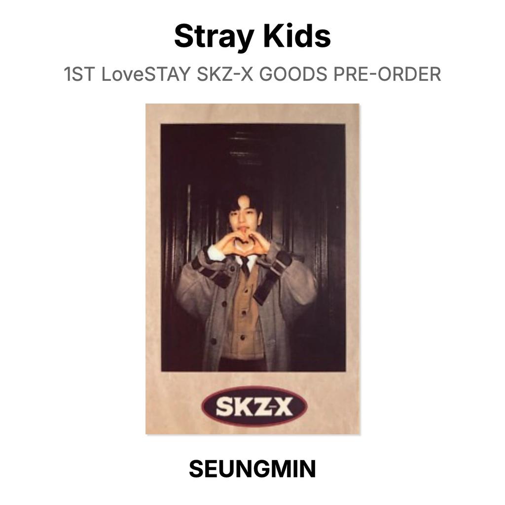 Stray Kids 1-й LoveSTAY SKZ-X ТОВАРЫ ПРЕДЗАКАЗ Официальная фотокарточка