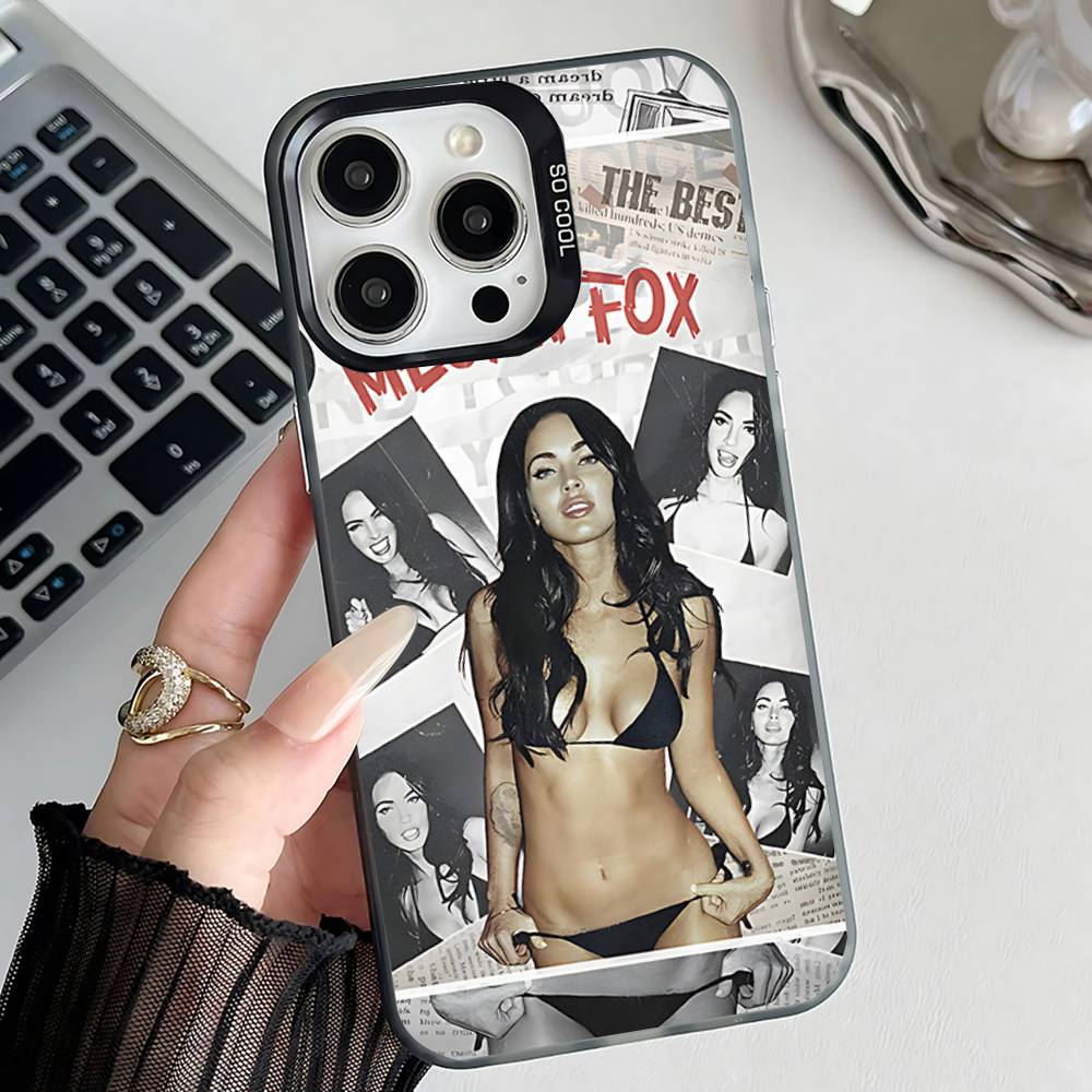 Чехол для телефона Megan Fox из фильма «Тело Дженнифер» для iPhone 17,16,15,14,13,12,11, Pro, XS, Max, Plus, Mini, SE4, E Черный Матовый Ударопрочный Чехол