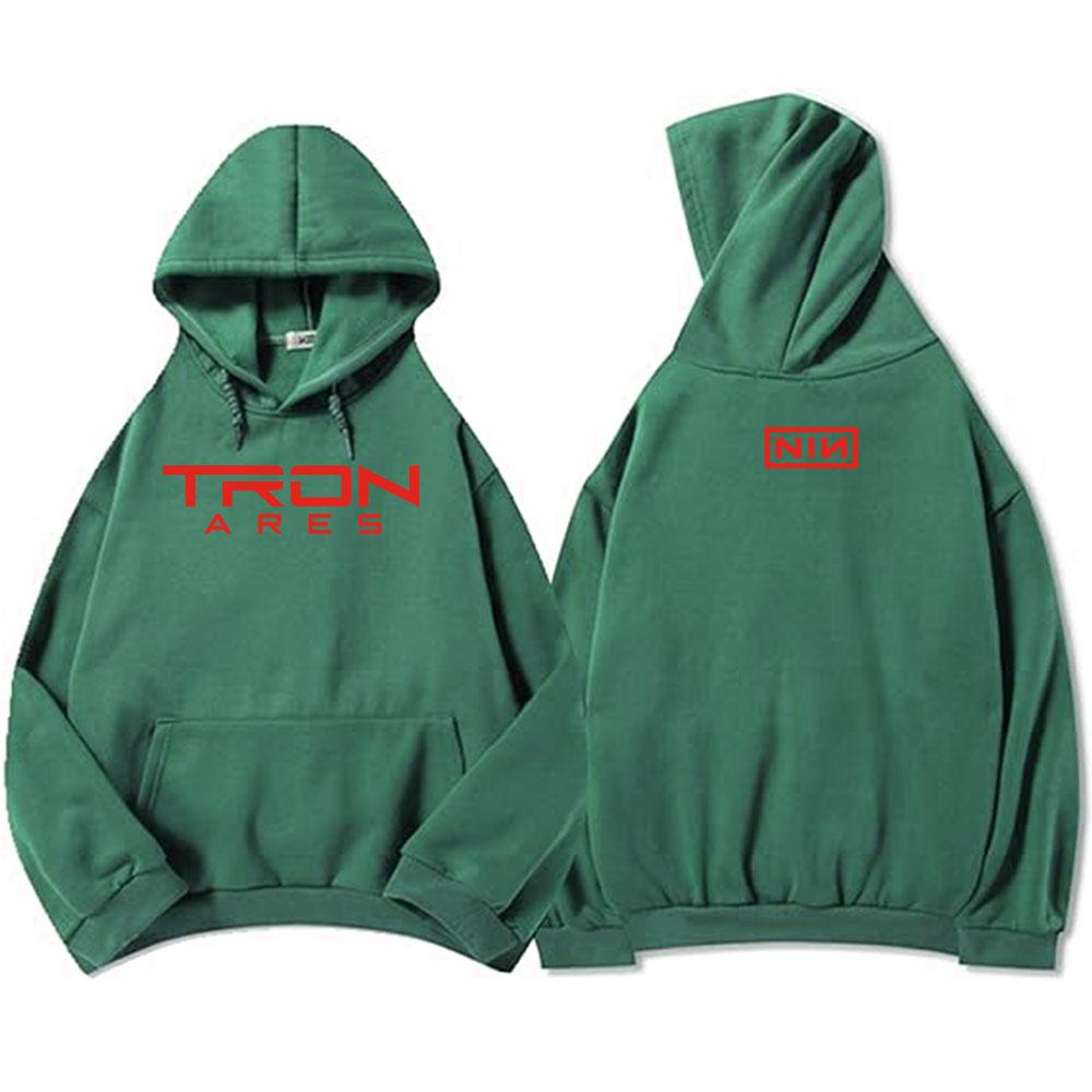 Nine Inch Nails Tron Ares Hoodies Fashion Band Album Graphic Print Sweatshirts Hooded Long Sleeve Male Sudaderas Winter Men Tops