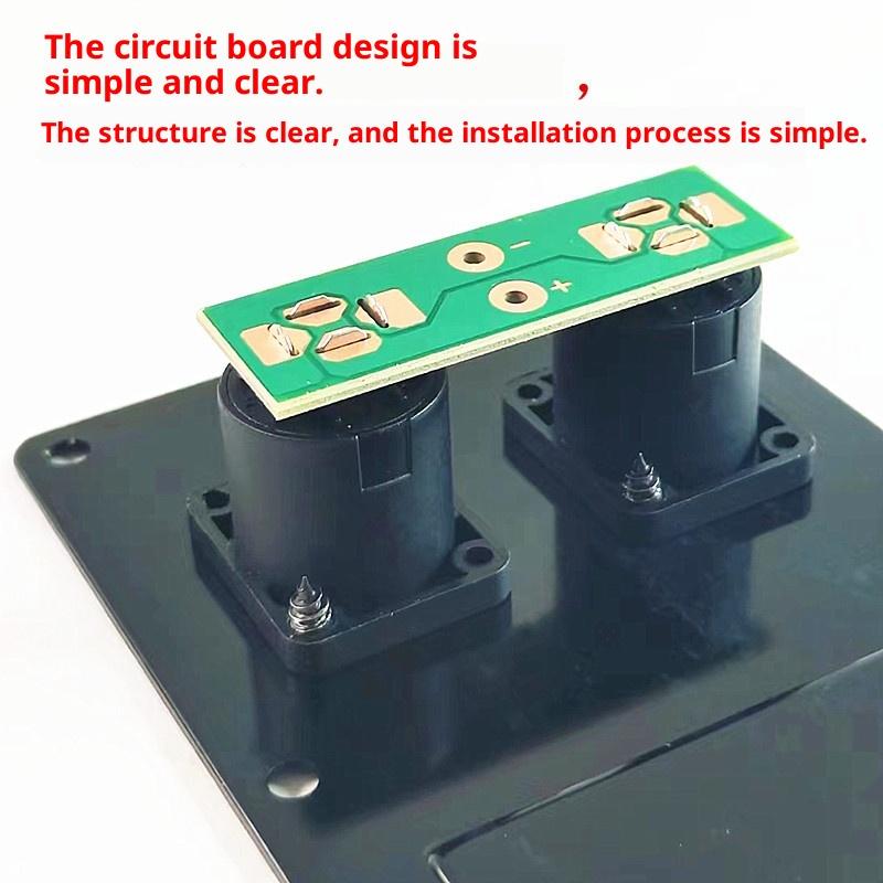 High Compatibility DJ Speaker Cable Terminal Plate for 4-Pin PCB Board