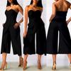 Women's Rag Jumpsuit Slim Fit Sexy Fashion Sleeveless Evening Women's Capris
