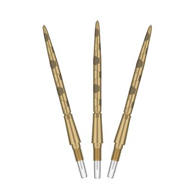 Target Дротики Swiss Storm ONYX Сменные наконечники для дротиков Стальные наконечники для дротиков (Набор 3) 26мм/30мм/35мм - Серебристый/Золотистый/Черный (35 мм, Золотой)