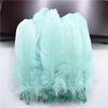 100pcs /Lot Colorful Hard Stick Natural Goose Feathers For Needlework Crafts Feather Handicraft Decor Wedding Accessories Plumes