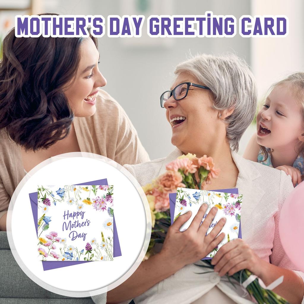 Открытки с цветами на День матери, подарочные открытки на день рождения для матери