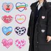 Seam-Free Down Jacket Patch Sticker, Self-Adhesive Love Embroidery Sticker, Clothes, Pants, Holes And No Marks, Repair Subsidy, Heart-Shaped Sticker