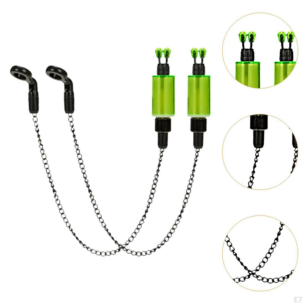 2 Pieces Carp Fishing Swing Chains Practical Professional Portable Tackles for Bite