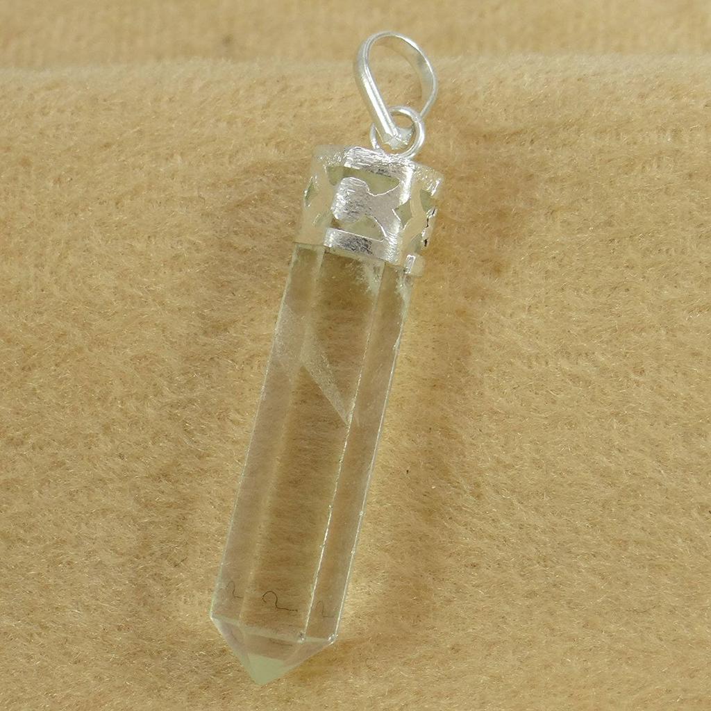 Harmonize Прозрачный хрустальный камень-карандаш Рейки Исцеляющий камень Драгоценный камень Духовная 6-сторонняя палочка