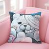 SShirokuma Cushion Cover Pillow Case Soft Friendly Fabric  Concealed Zipper