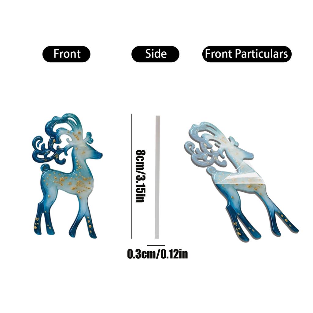 Christmas Acrylic Christmas Tree Pendant, Beautiful Blue Tranquil Shape, Special Christmas Ornaments, Suitable For Gifts For Friends And Classmates