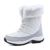 Boots Women Winter 2024 Ladies New High Quality Casual Outdoor Thick Sole Non-Slip Work Cotton Boots Warm Comfortable Snow Boots