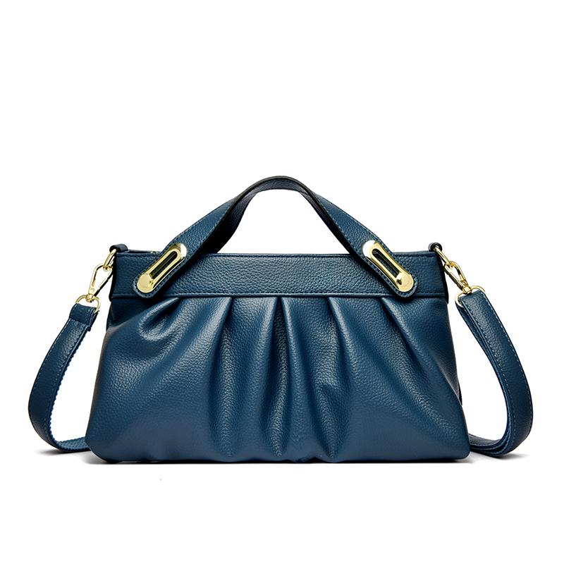 Новая женская сумка из мягкой кожи Элегантная сумка подмышку на одно плечо для банкета Женская кожаная сумка на одно плечо