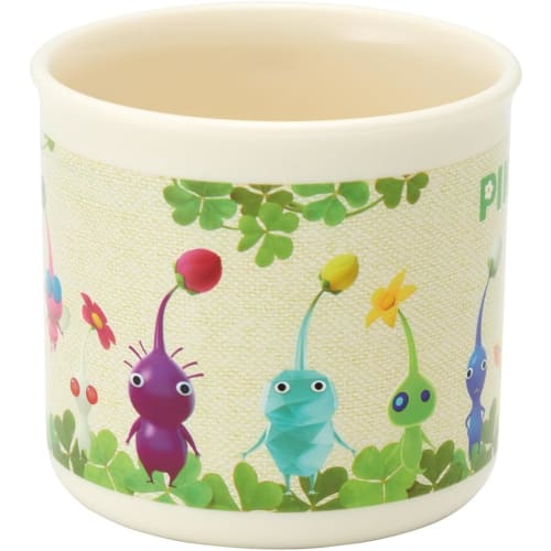 Pikmin Cups, 200ml, Plastic Cups, Dishwasher and Microwave Safe, Antibacterial, Made In Japan, 25-Pack (Plastic Cups, Freezer Bags)