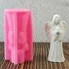 3D Силиконовые формы для девочки с крыльями, формы из эпоксидной смолы для изготовления свечей и мыла, силиконовая форма для мастики для конфет, шоколада, выпечки