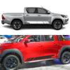 2 шт. наклейки на боковую дверь пикапа для Toyota Hilux SR5 SR GR 2005 AN10 AN20 AN30 виниловые наклейки для стайлинга автомобиля автоаксессуары