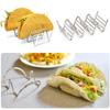 Premium Food Grade Stainless Steel U-shaped 2-slot Taco Rack For Tables
