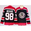 Mens Retro Ice Hockey Jersey Custom Embroidered Number 98 Or 88 Team Practice Uniform Cotton Blend